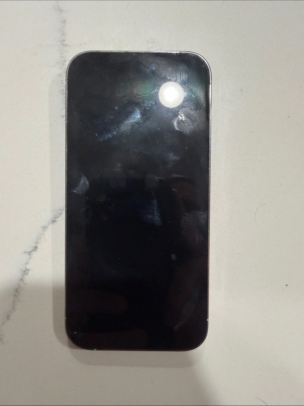 Black Smartphone Screen Front Panel - Unbranded